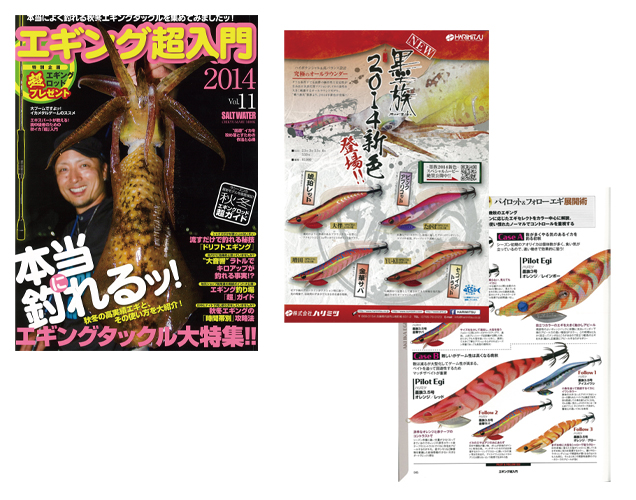 メディア情報に「エギング超入門vol.11」を掲載しました。