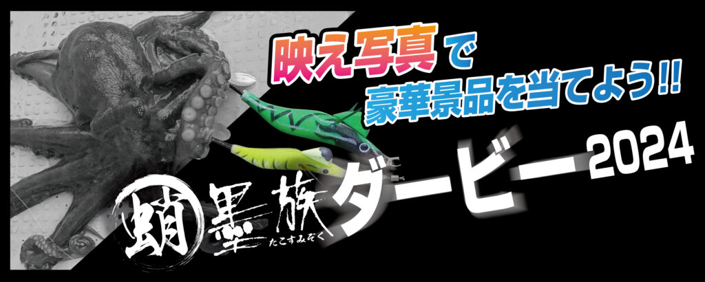 イベント情報に「【蛸墨族ダービー2024】のお知らせ」を掲載しました。 イベント情報に「【蛸墨族ダービー2024】のお知らせ」を掲載しました。