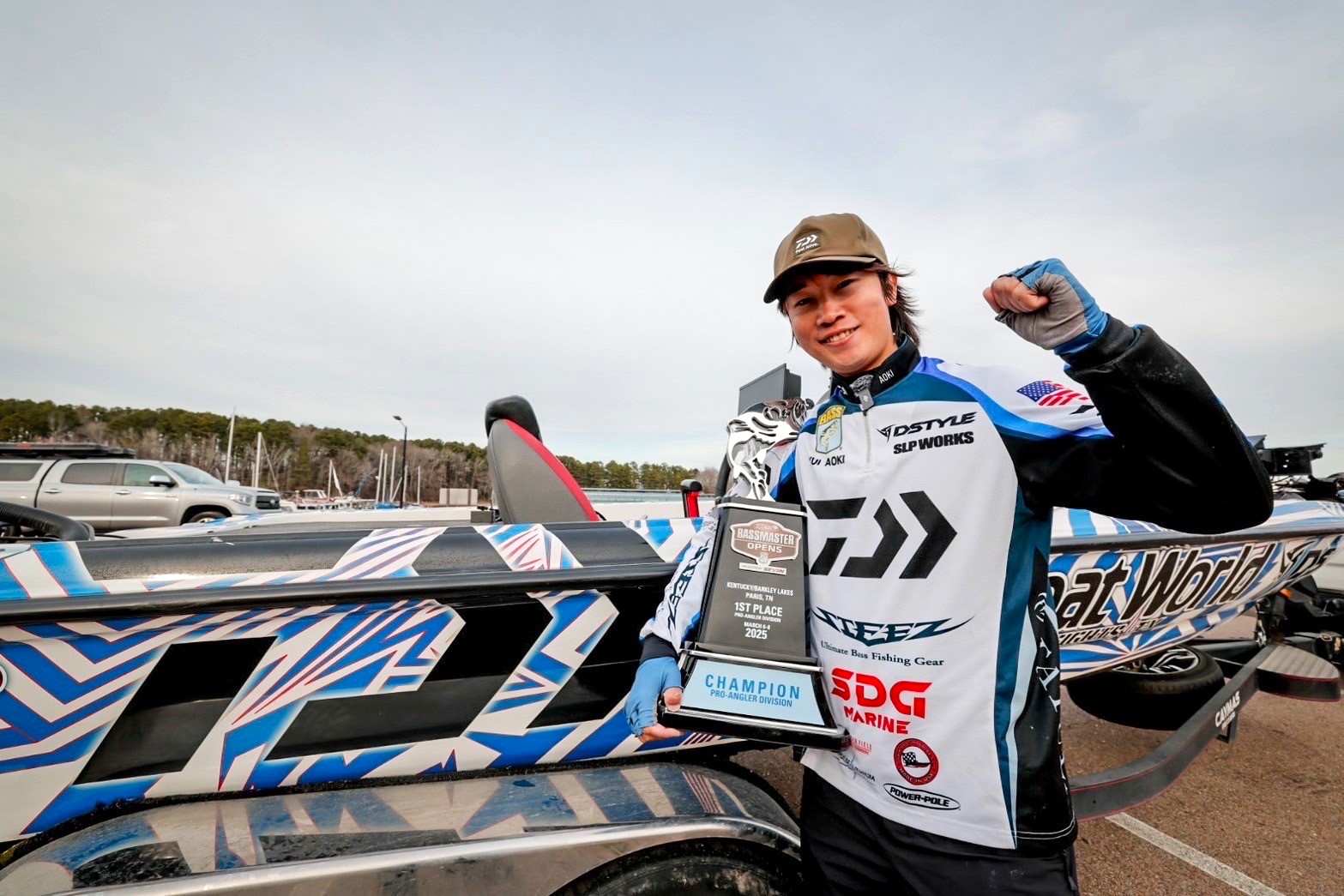 青木唯、BASSMASTER OPEN初優勝。来年のCLASSIC出場権も獲得!! 青木唯、BASSMASTER OPEN初優勝。来年のCLASSIC出場権も獲得!!