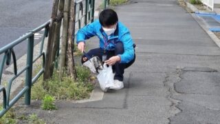 東久留米店・キャスティング本部近隣の清掃を行い…
