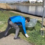 釣り場清掃を行いました！！