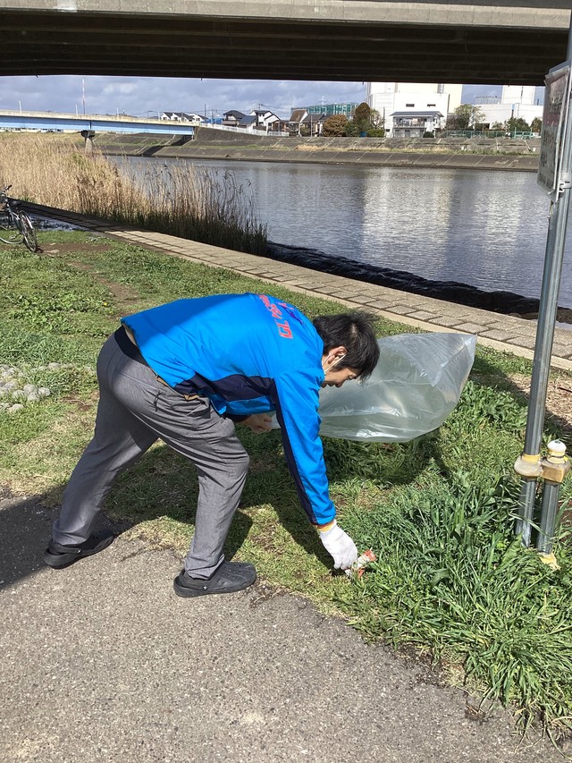 釣り場清掃を行いました!! 釣り場清掃を行いました!!