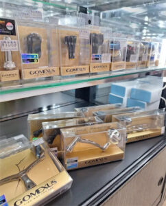 カスタムハンド/ノブ/リールスタンド入荷