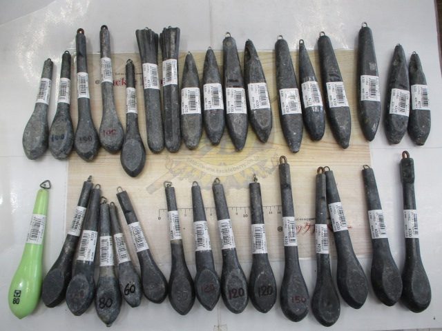 ☆中古オモリ、サーフ竿立て入荷☆