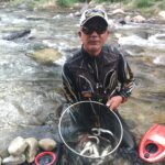 渓流相の川で綺麗な鮎と(富山県富山市) 渓流相の川で綺麗な鮎と(富山県富山市)