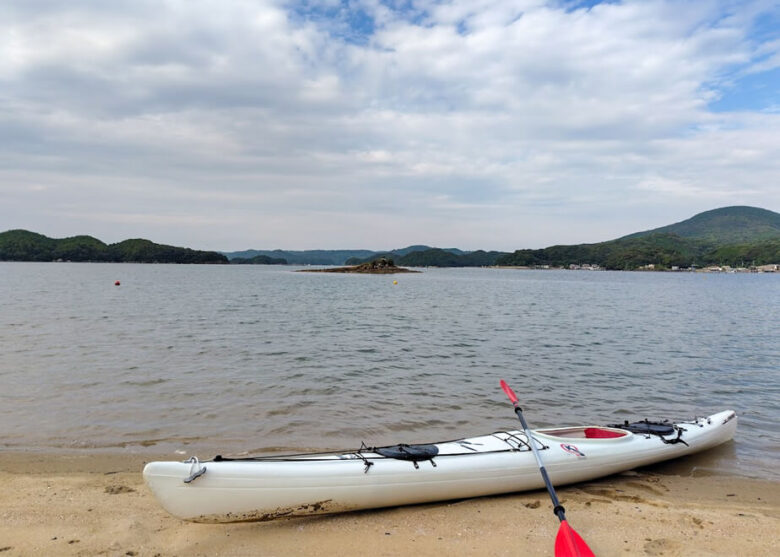 北九十九島を望む海辺のキャンプ！「鹿町海洋スポーツ基地」で格安シーカヤック体験