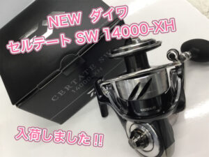 【新製品】ダイワ　セルテートSW14000-XH  が入荷しました‼︎