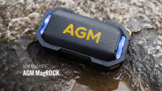 磁石がもたらす新たな形、音楽の置き場所を解放してくれる磁石吸着式ポータブルスピーカー【AGM MagROCK】