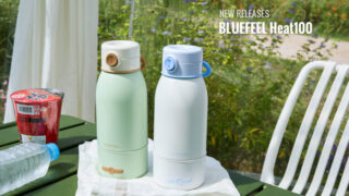 コードレスで最大100℃まで沸かせる充電式ケトル【BLUEFEEL Heat100】